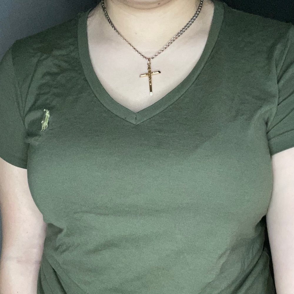 Polo v-neck